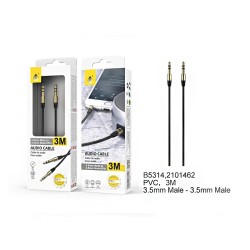 ONEPLUS AUDIO PLANK CABLE B5314 NE METALIC CONNECTOR M/M 3.5MM BLACK ONEPLUS AUDIO PLANK CABLE B5314 NE METALIC CONNECTOR M/M 3.5MM BLACK